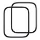 Комплект защитных пленок BASEUS Full-Coverage Film для Apple Watch 41 mm (7 / 8 / 9 Series) - Black (286325B). Фото 2 из 16
