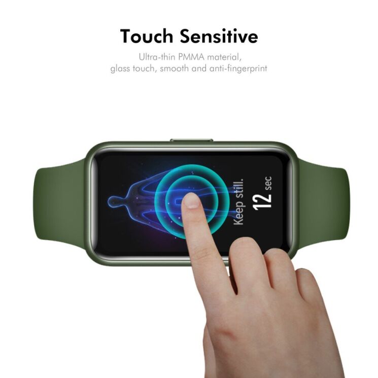 Комплект защитных пленок ENKAY Protector Film для Xiaomi Mi Smart Band 9 Active / Redmi Band 3 - Black: фото 5 из 8