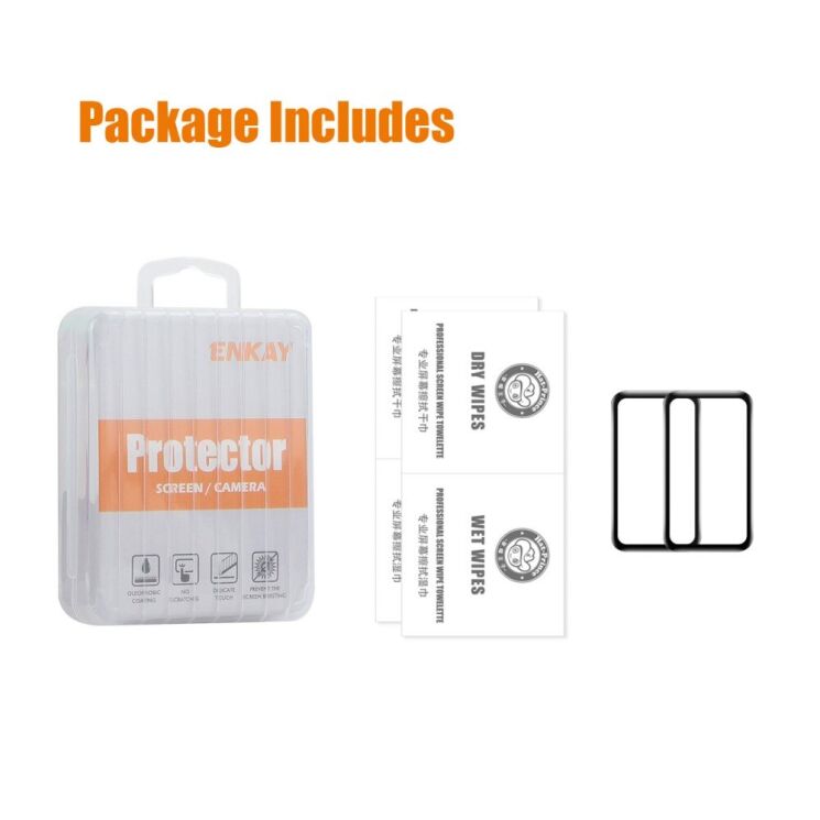 Комплект защитных пленок ENKAY Protector Film для Xiaomi Mi Smart Band 9 Active / Redmi Band 3 - Black: фото 8 из 8