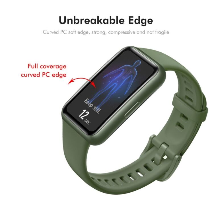 Комплект защитных пленок ENKAY Protector Film для Xiaomi Mi Smart Band 9 Active / Redmi Band 3 - Black: фото 4 из 8
