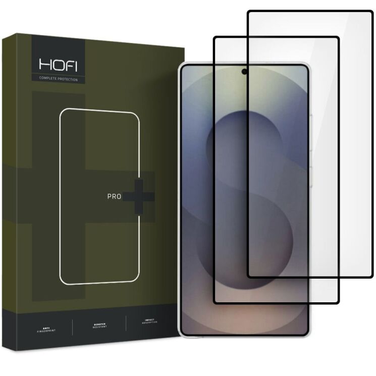 Комплект захисних стекол (2шт) HOFI Glass Pro+ (FP) для Samsung Galaxy S25 Ultra (S938) - Black: фото 1 з 4