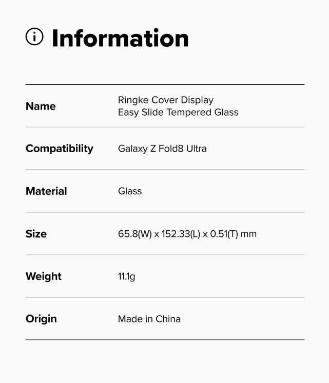 Комплект защитных стекол (2шт) Ringke Easy Slide Tempered Glass для Samsung Galaxy Fold 8 Ultra (8800328819337) (424055) Комплект защитных стекол (2шт) Ringke Easy Slide Tempered Glass для Samsung Galaxy Fold 8 Ultra (8800328819337): фото 19 из 19