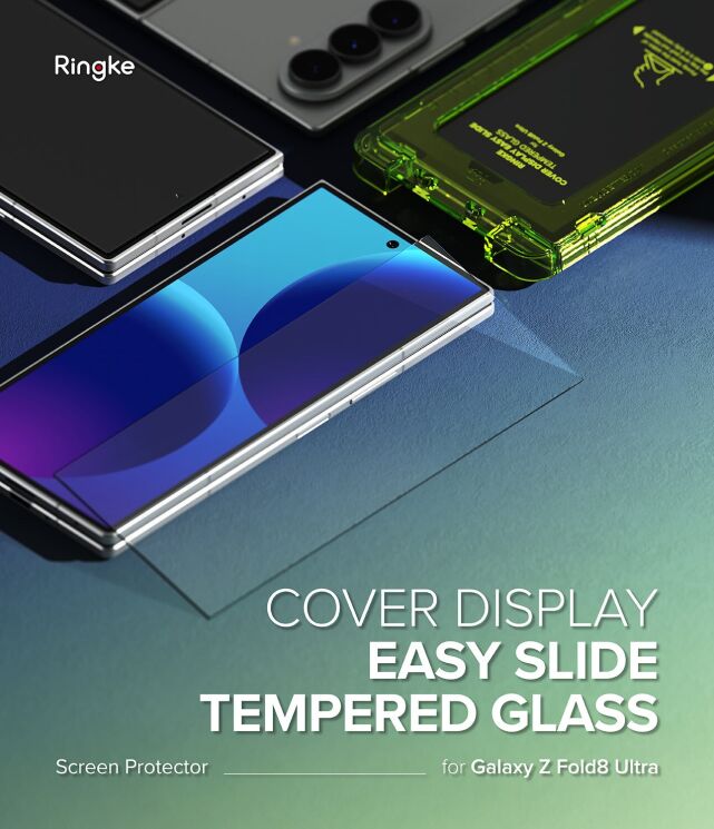 Комплект защитных стекол (2шт) Ringke Easy Slide Tempered Glass для Samsung Galaxy Fold 8 Ultra (8800328819337) (424055) Комплект защитных стекол (2шт) Ringke Easy Slide Tempered Glass для Samsung Galaxy Fold 8 Ultra (8800328819337): фото 3 из 19