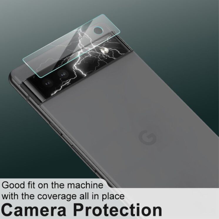 Комплект захисного скла на камеру IMAK Camera Lens Protector для Google Pixel 6a: фото 5 з 10