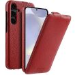 Кожаный чехол MELKCO Jacka Type для Samsung Galaxy S25 Plus (S936) - Red (376029R)