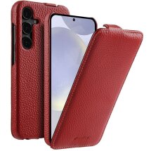 Кожаный чехол MELKCO Jacka Type для Samsung Galaxy S25 Plus (S936) - Red: фото 1 из 3