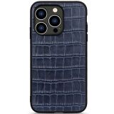 Шкіряний чохол UniCase Croco Skin для Apple iPhone 15 Pro - Blue (329305L)