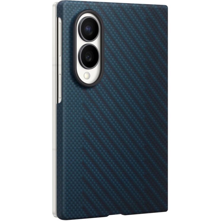 Оригинальный чехол Carbon Magnet Case для Samsung Galaxy Fold 8 (EF-KF971SNEGUA) - Dark Blue: фото 3 из 5