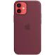Оригинальный чехол MagSafe Silicone Case для Apple iPhone 12 Mini (MHKQ3) - Plum (260158V). Фото 4 из 7