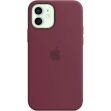 Оригинальный чехол MagSafe Silicone Case для Apple iPhone 12 Mini (MHKQ3) - Plum (260158V)