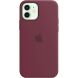 Оригинальный чехол MagSafe Silicone Case для Apple iPhone 12 Mini (MHKQ3) - Plum (260158V). Фото 1 из 7