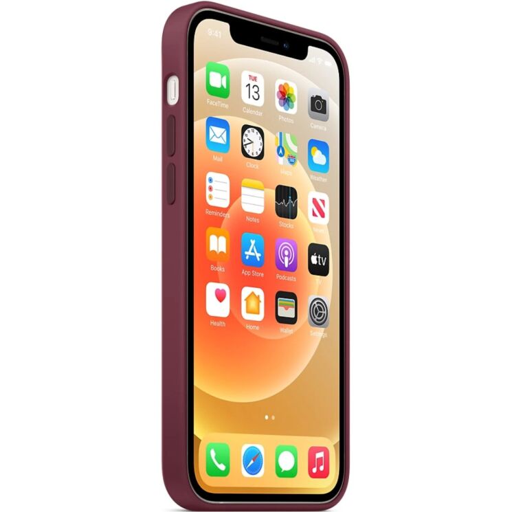 Оригинальный чехол MagSafe Silicone Case для Apple iPhone 12 Mini (MHKQ3) - Plum: фото 7 из 7
