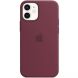 Оригинальный чехол MagSafe Silicone Case для Apple iPhone 12 Mini (MHKQ3) - Plum (260158V). Фото 5 из 7