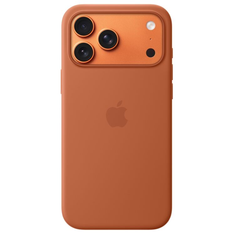 Оригінальний чохол Silicone Case with MagSafe для iPhone 17 Pro Max (MGFQ4) - Terra Cotta: фото 2 з 3