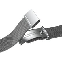 Оригинальный ремешок Milanese Band (S/M) для Samsung Galaxy Watch 4 (40mm) GP-TYR860SAASU - Silver: фото 1 из 3