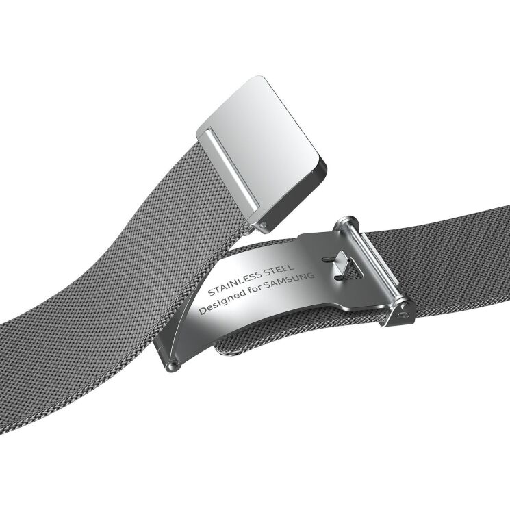 Оригинальный ремешок Milanese Band (S/M) для Samsung Galaxy Watch 4 (40mm) GP-TYR860SAASU - Silver: фото 1 из 3