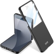 Пластиковый чехол GKK Hard Shell (FF) для Samsung Galaxy Flip 7 - Black: фото 1 из 9