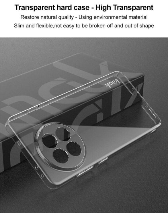 Пластиковый чехол IMAK Crystal II Pro для OnePlus 13R / Ace 5 / Ace 5 Pro - Transparent: фото 8 из 10