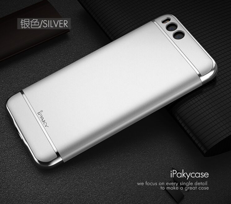 Пластиковый чехол IPAKY Slim Armor для Xiaomi Mi6 - Silver: фото 2 из 9