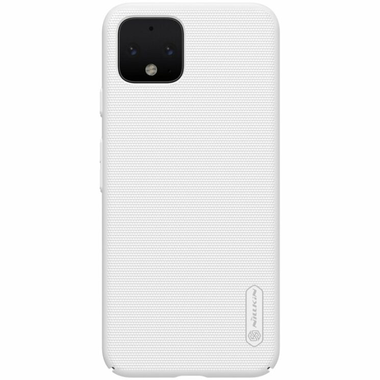 Пластиковий чохол NILLKIN Frosted Shield для Google Pixel 4 - White: фото 1 з 18