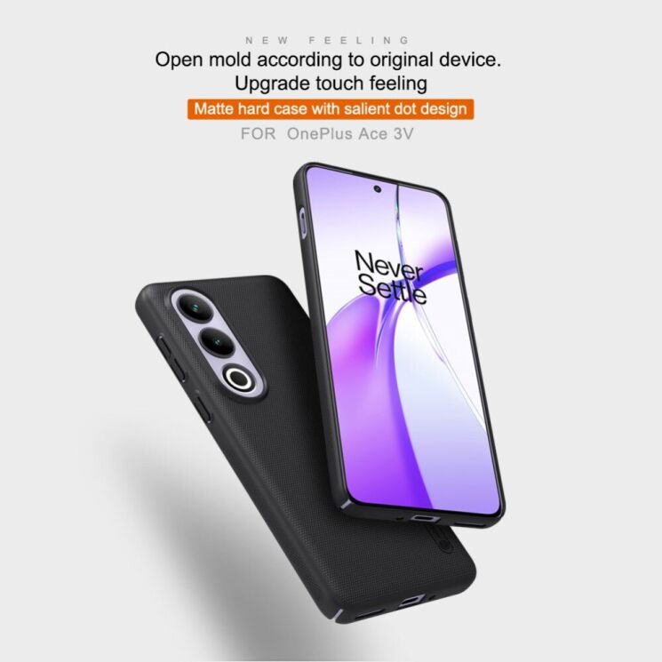 Пластиковый чехол NILLKIN Frosted Shield для OnePlus Ace 3V - Blue: фото 6 из 18