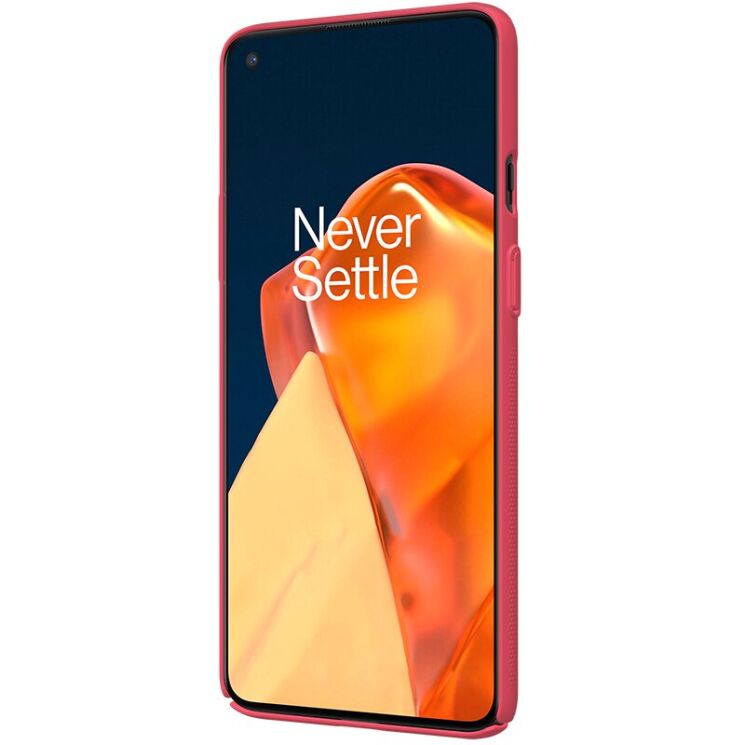 Пластиковый чехол NILLKIN Frosted Shield для OnePlus Nord 2 - Red: фото 4 из 17