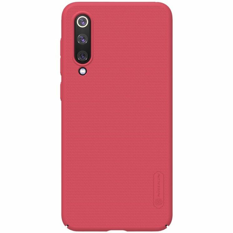 Пластиковый чехол NILLKIN Frosted Shield для Xiaomi Mi 9 SE - Red: фото 1 из 15