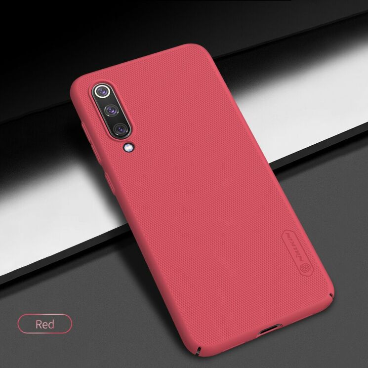 Пластиковый чехол NILLKIN Frosted Shield для Xiaomi Mi 9 SE - Red: фото 3 из 15