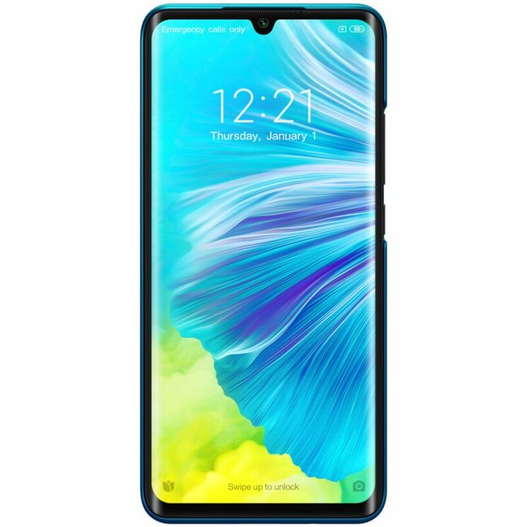 Пластиковий чохол NILLKIN Frosted Shield для Xiaomi Mi Note 10 Pro - Blue: фото 3 з 19