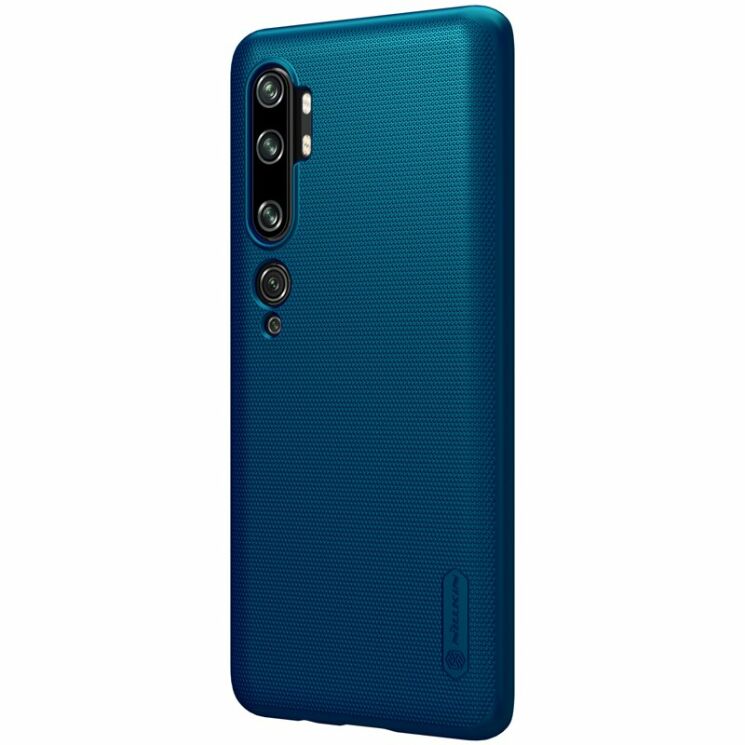 Пластиковий чохол NILLKIN Frosted Shield для Xiaomi Mi Note 10 Pro - Blue: фото 4 з 19