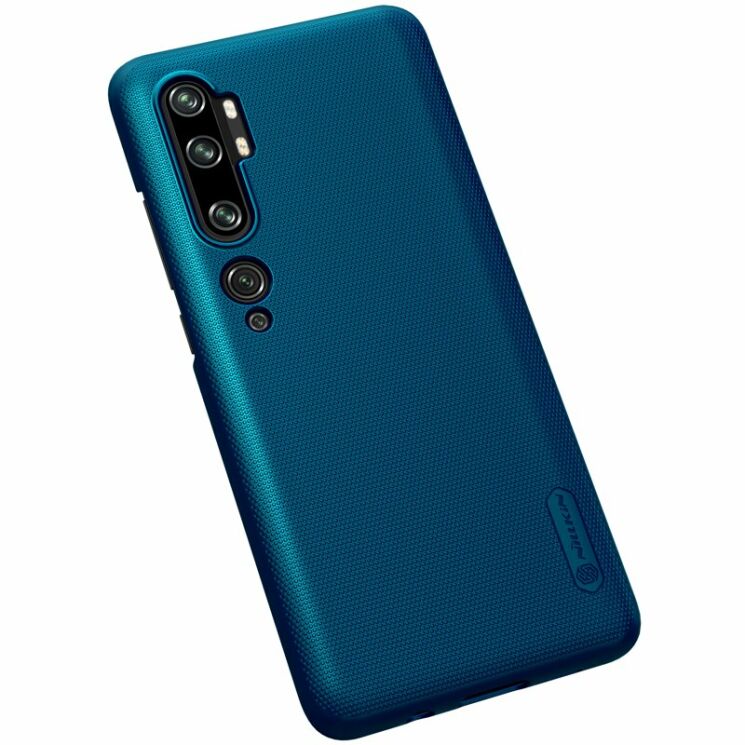Пластиковий чохол NILLKIN Frosted Shield для Xiaomi Mi Note 10 Pro - Blue: фото 6 з 19