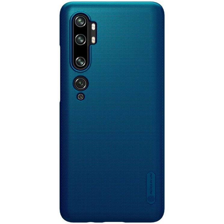Пластиковий чохол NILLKIN Frosted Shield для Xiaomi Mi Note 10 Pro - Blue: фото 2 з 19