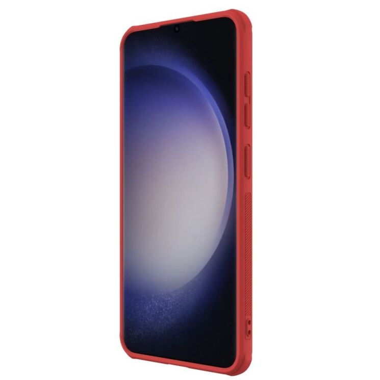 Пластиковый чехол NILLKIN Frosted Shield Pro для Samsung Galaxy S24 Plus - Red: фото 3 из 16