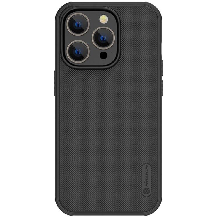 Пластиковий чохол NILLKIN Frosted Shield Pro Magnetic для Apple iPhone 14 Pro Max - Black: фото 1 з 17