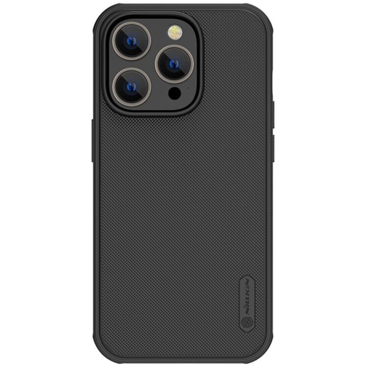 Пластиковый чехол NILLKIN Frosted Shield Pro Magnetic для Apple iPhone 14 Pro Max - Black: фото 1 из 17