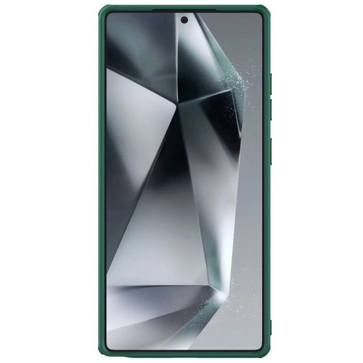 Пластиковый чехол NILLKIN Frosted Shield Pro Magnetic для Samsung Galaxy S25 Ultra (S938) - Green: фото 3 из 18