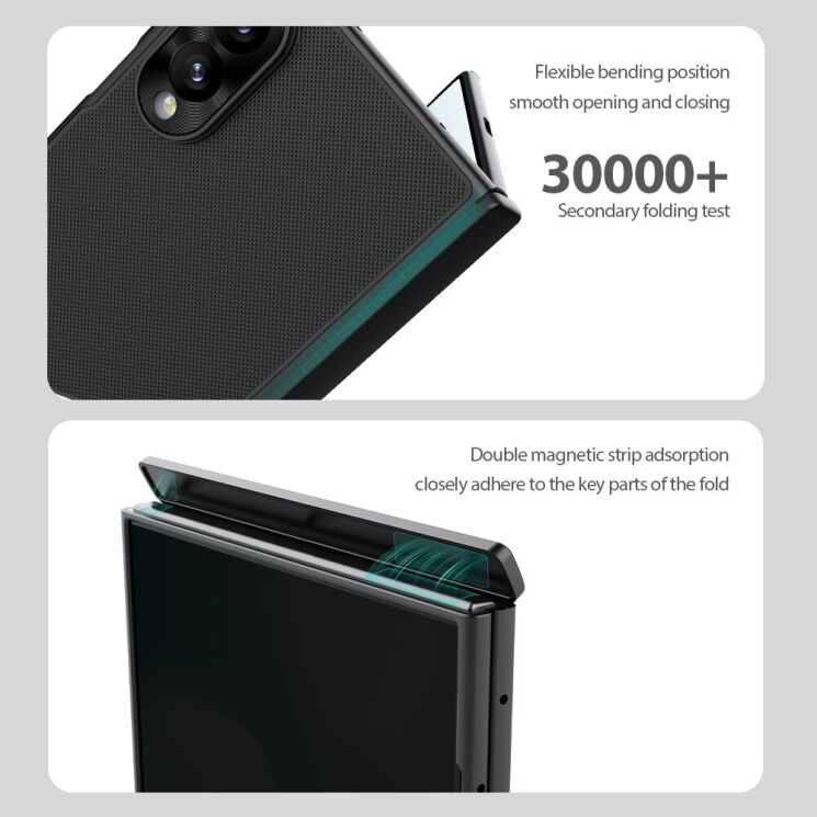 Пластиковый чехол NILLKIN Super Frosted Shield Pro (FF) для Samsung Galaxy Fold 8 - Transparent (424516T) Пластиковый чехол NILLKIN Super Frosted Shield Pro (FF) для Samsung Galaxy Fold 8 - Transparent: фото 12 из 17