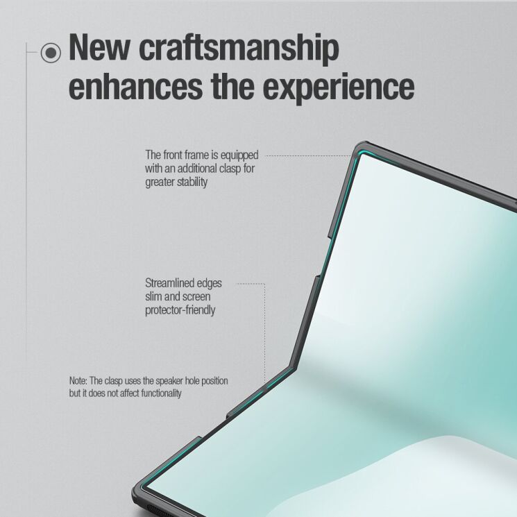 Пластиковый чехол NILLKIN Super Frosted Shield Pro (FF) для Samsung Galaxy Fold 8 - Transparent (424516T) Пластиковый чехол NILLKIN Super Frosted Shield Pro (FF) для Samsung Galaxy Fold 8 - Transparent: фото 13 из 17