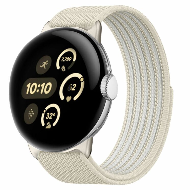 Ремешок Deexe Active Band для Google Pixel Watch 5 / 4 / 3 / 2 / 1 (41mm) - Starlight: фото 2 из 4