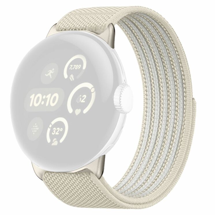 Ремешок Deexe Active Band для Google Pixel Watch 5 / 4 / 3 / 2 / 1 (41mm) - Starlight: фото 1 из 4