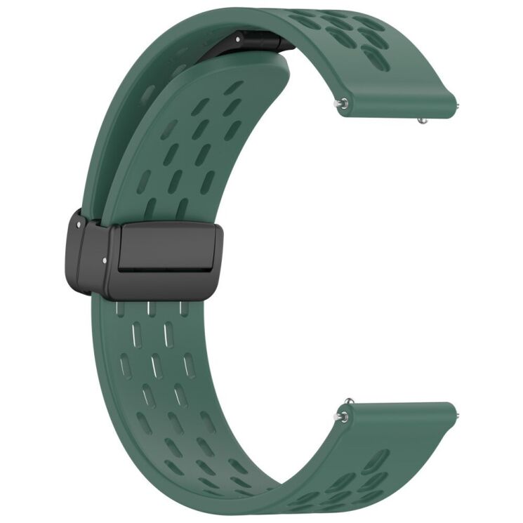 Ремешок Deexe Astra Strap для часов с шириной крепления 22мм - Dark Green: фото 3 из 11