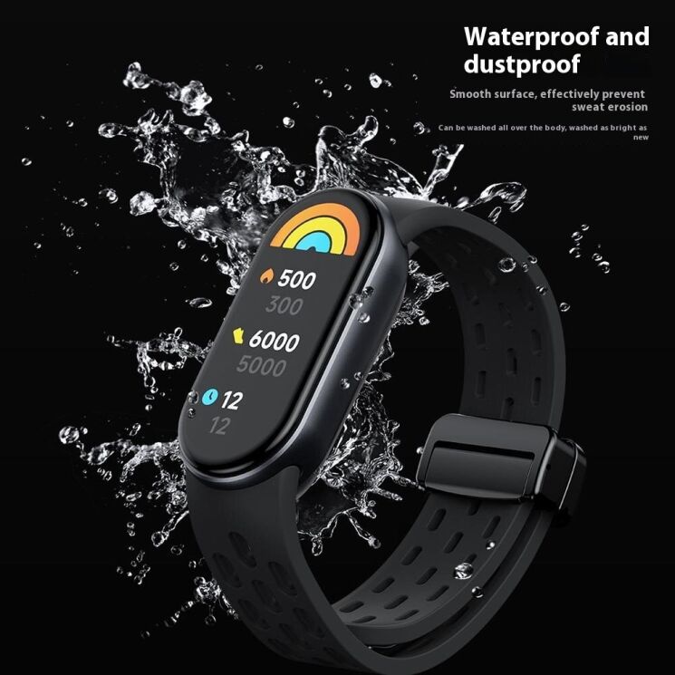 Ремінець Deexe Astra Strap для Xiaomi Mi Smart Band 8 / 9 - White: фото 3 з 9
