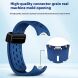 Ремінець Deexe Astra Strap для Xiaomi Mi Smart Band 8 / 9 - White (326048W). Фото 4 з 9