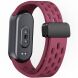 Ремешок Deexe Astra Strap для Xiaomi Mi Smart Band 8 / 9 - Wine Red (326048WR). Фото 1 из 9