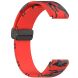 Ремешок Deexe Camo Silicone для часов с шириной крепления 22мм - Red (271420R). Фото 4 из 10