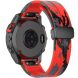 Ремешок Deexe Camo Silicone для часов с шириной крепления 22мм - Red (271420R). Фото 2 из 10