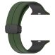 Ремінець Deexe Color Soft Line для Apple Watch 46 / 45 / 44 / SE 44 / 42 (Series 1-3) / Ultra / Ultra 2 / Ultra 3 - Army Green / Black (251886GB). Фото 2 з 7