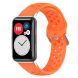 Ремешок Deexe Dot Style для Huawei Watch Fit - Orange (258711O). Фото 1 из 5