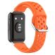 Ремешок Deexe Dot Style для Huawei Watch Fit - Orange (258711O). Фото 3 из 5