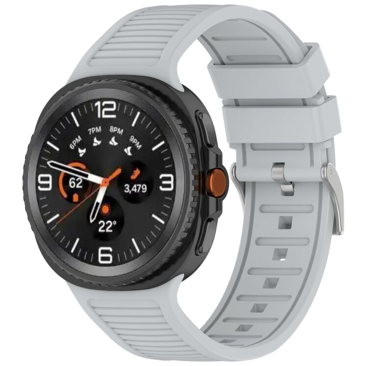 Ремінець Deexe Durable Strap для Samsung Galaxy Watch 8 (40/44mm) / 8 Classic - Light Grey: фото 2 з 6